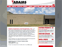 Tablet Screenshot of adamsengineers.com